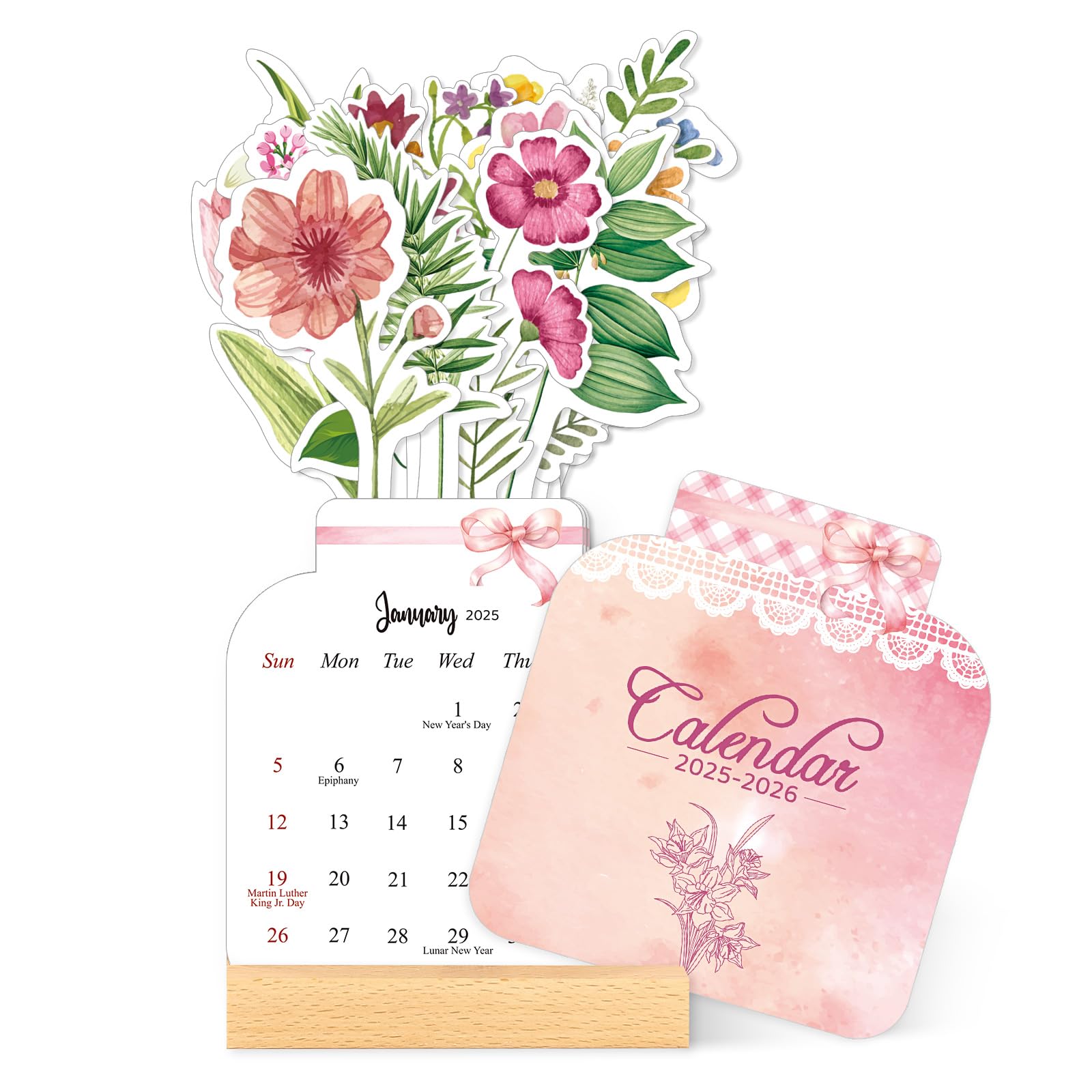 ファイル・バインダー・ケース JPCU Girls Calendar 2024 there is flower Free Printable 2024 Floral Calendar - Carrie Elle